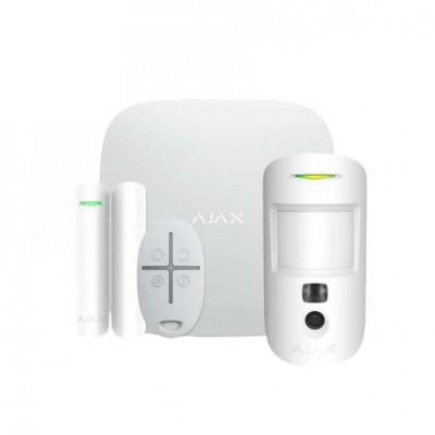 Комплект сигналізації Ajax StarterKit Cam білий